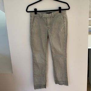 Los Angeles Showroom Cool Work Chinos Pants Kaki green